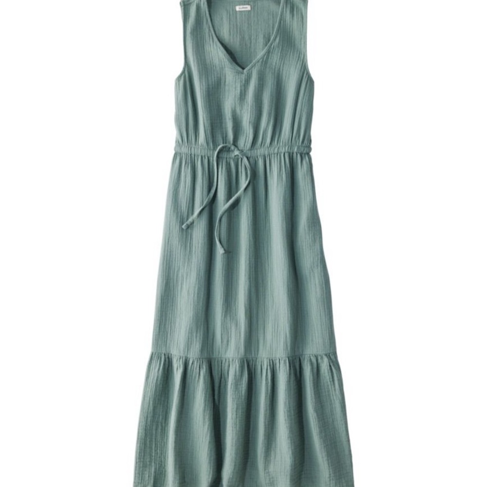 L.L. Bean Cloud Gauze Maxi Dress